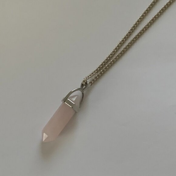 Rose Quartz Necklace - Picture 1 of 4